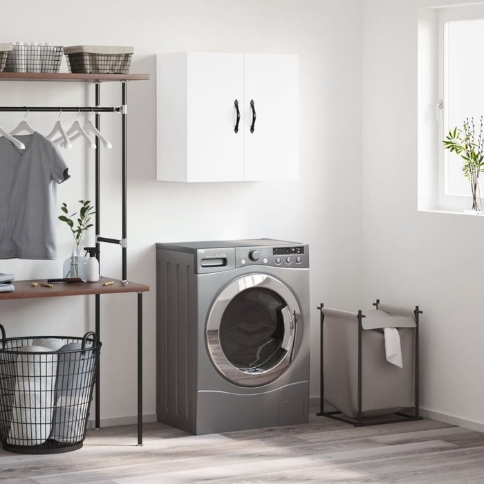 Maison exclusive - armario de pared madera de ingeniería blanco 60x31x60 cm