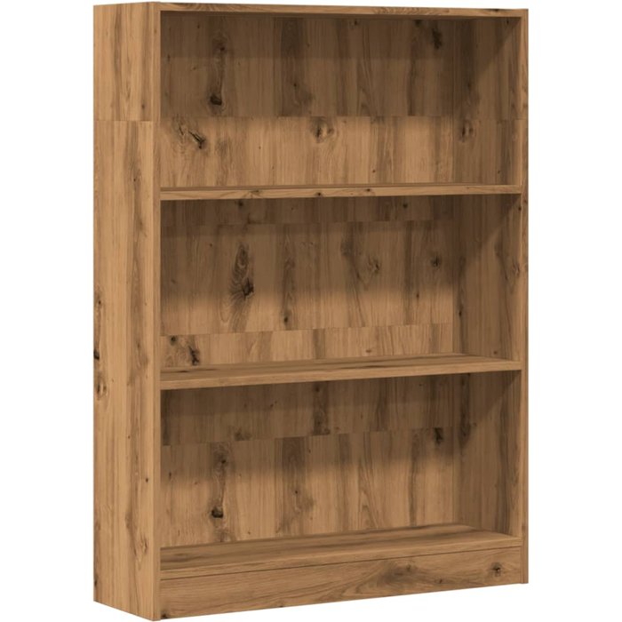 Estantería de madera de ingeniería roble artesanal 80x24x109 cm – comfortxl