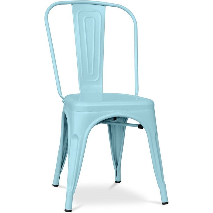 Silla industrial kalax de acero mate reforzado - gama alta-color azul cielo