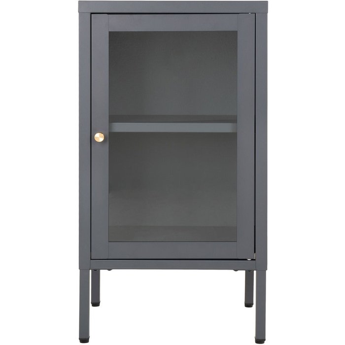Vitrina dalby,metal,gris,kendra home
