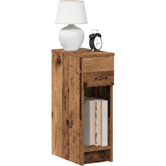 Maison exclusive - mesillas de noche con cajón 2 uds madera vieja 20x36x60 cm