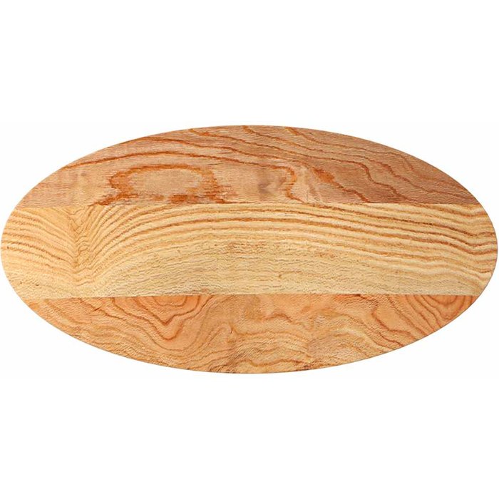 Tablero de mesa ovalado madera maciza de roble 100x50x2 cm - comfortxl