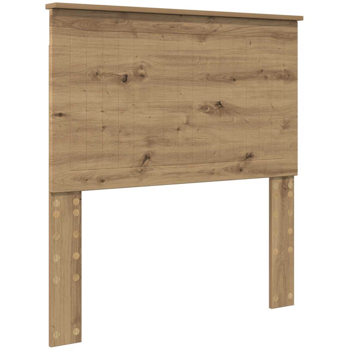 Cabecero cama - mueble cabecero roble artesanal 90 cm madera contrachapada