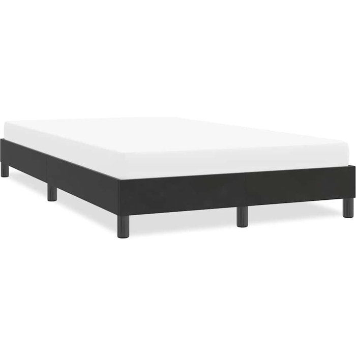 Estructura de cama sin colchón terciopelo negro 120x220 cm vidaxl