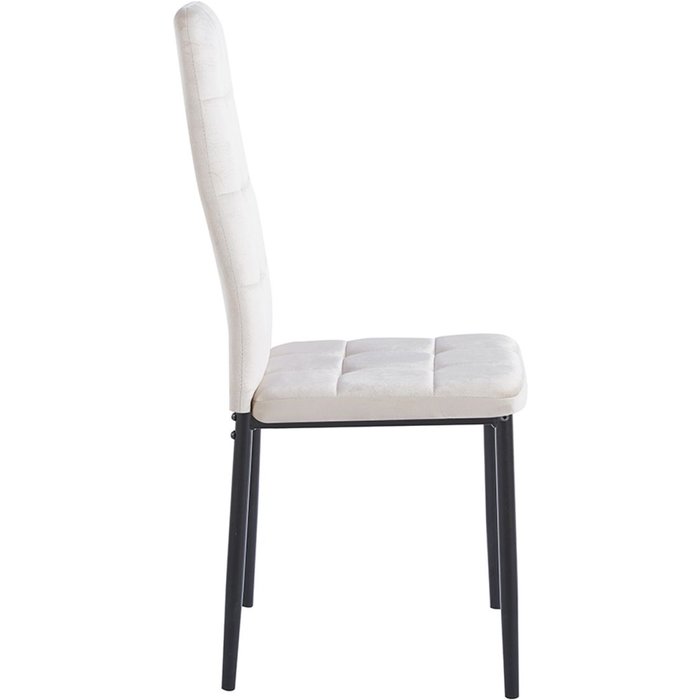 Regalos miguel - packs sillas comedor - pack 4 sillas lan terciopelo - beige