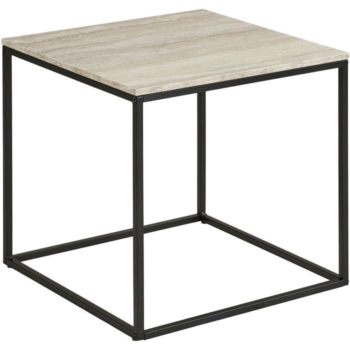 Mesa de centro vita, metal, beige, seven design