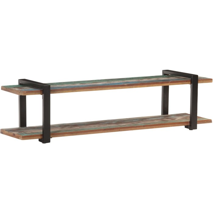 Mueble para tv madera maciza reciclada 160x40x40 cm