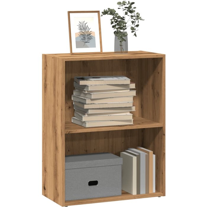 Maison exclusive - estantería de madera de ingeniería roble artisian 60x30x77 cm