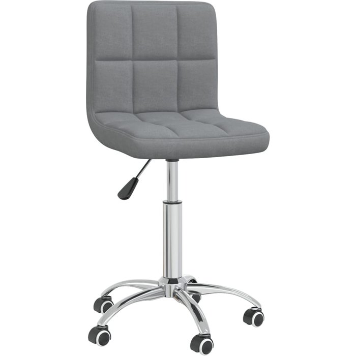 Silla de oficina | sillón oficina giratoria de tela gris claro cfw341683