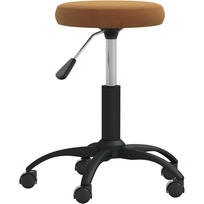 Silla de comedor | silla de cocina de terciopelo marrón cfw30136