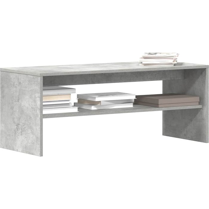 Maison exclusive - mueble de tv madera contrachapada gris hormigón 100x40x40 cm