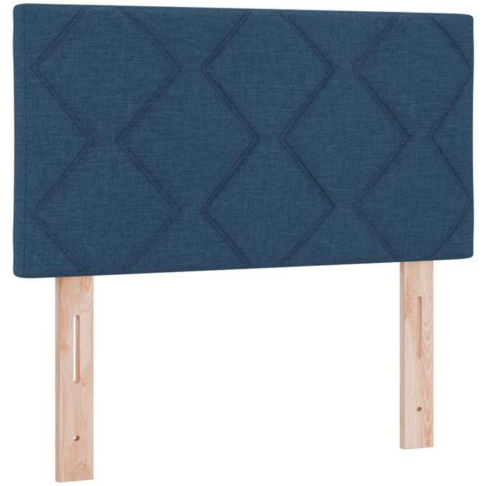 Cabecero cama - mueble cabecero led azul 80 cm tela