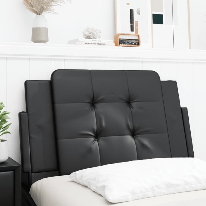 Maison exclusive - cabecero de cama acolchado zadar cuero sintético negro 90 cm