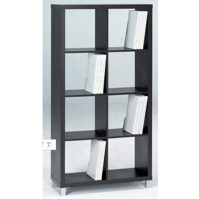 Estanteria kubox 2x4 negro