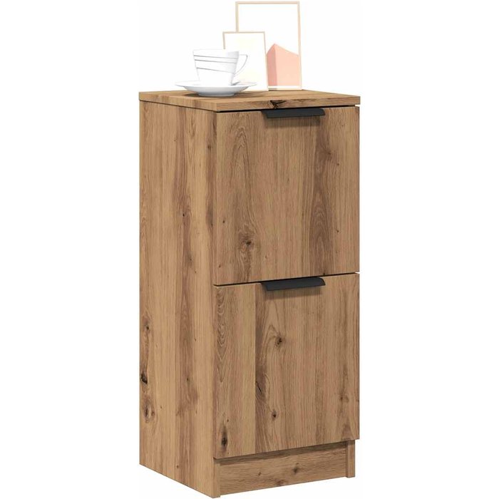 Maison exclusive - aparador madera de ingeniería roble artisian 30x30x70 cm