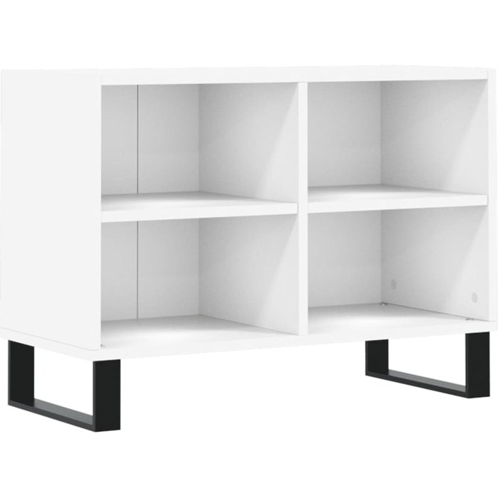 Mueble tv blanco 69,5 x 30 x 50 cm de madera contrachapada