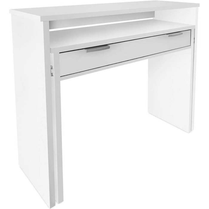 Mesa escritorio extensible salma blanco 87cm al x 90cm an x 64cm l