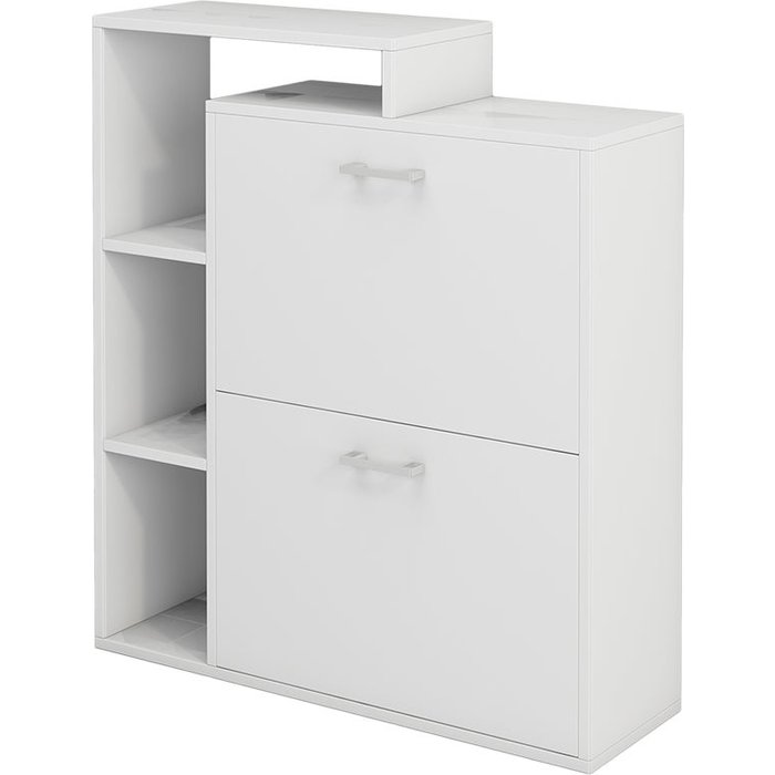 Vicco zapatera abatible tobias, blanco, 80 x 90 cm