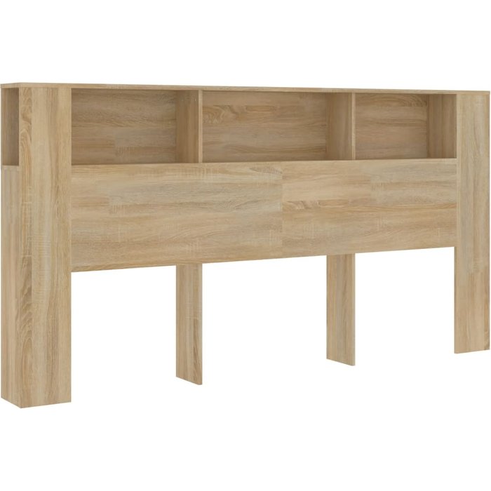 Cabecero cama mueble cabecero - color roble sonoma 200x18,5x104,5 cm