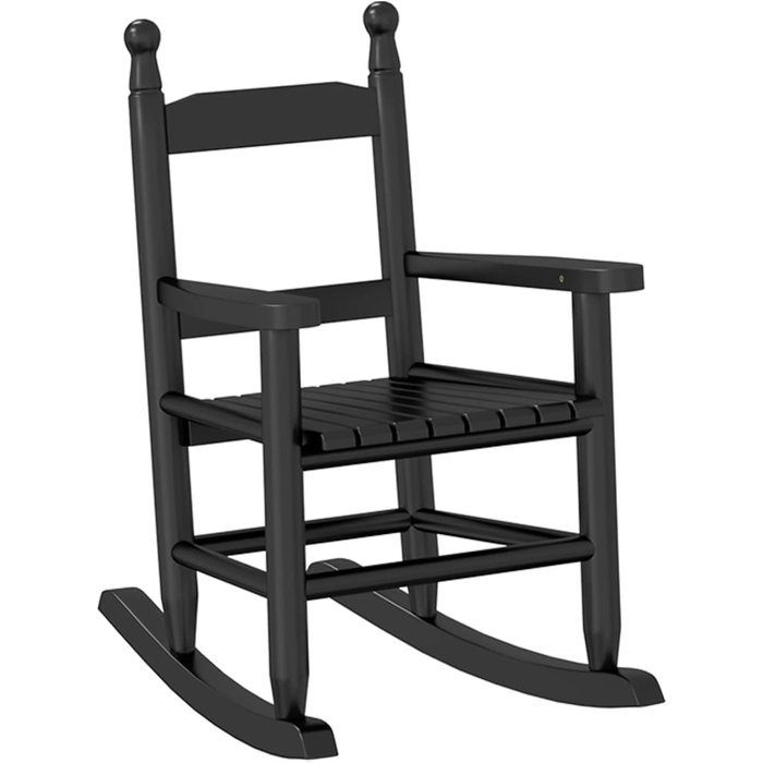 Mecedora para niños madera maciza de álamo negro cfw713079