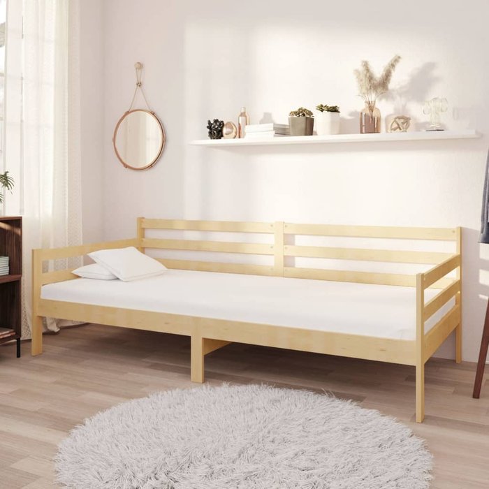 Maison exclusive - sofá cama sin colchón madera maciza de pino 90x200 cm