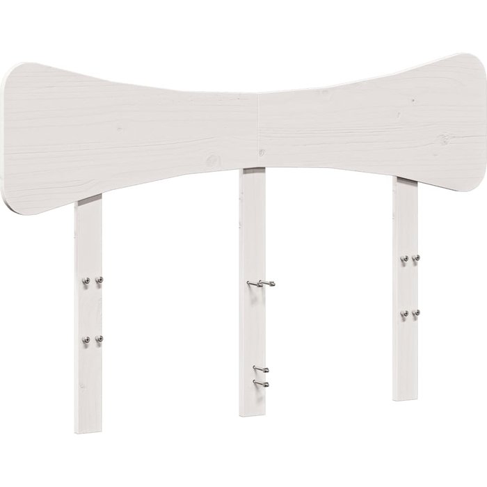 Cabecero de cama - mueble cabecero madera maciza de pino blanco 135 cm