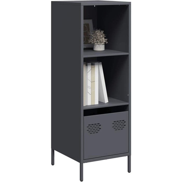 Aparador acero gris antracita 35x39x103,5 cm unico / antracita