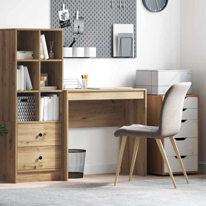 Maison exclusive - escritorio roble artesanal 80 x 40 x 76 cm