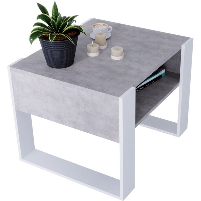 Table basse karo65 moderne et stable pour le salon en matériau bois.