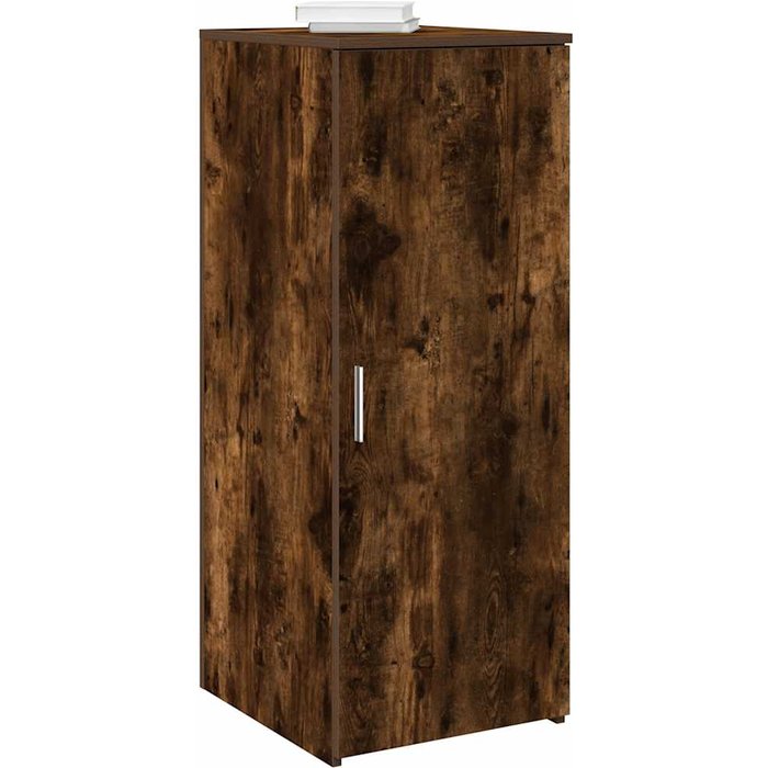Armario de madera de ingeniería roble ahumado 40x45x103,5 cm vidaxl