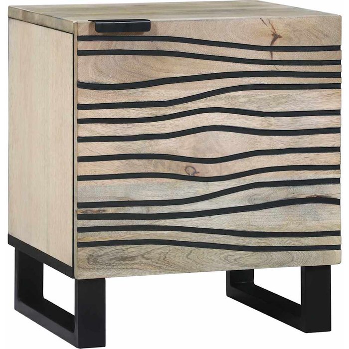 Maison exclusive - armario de noche y negro 40 x 33 x 46 cm