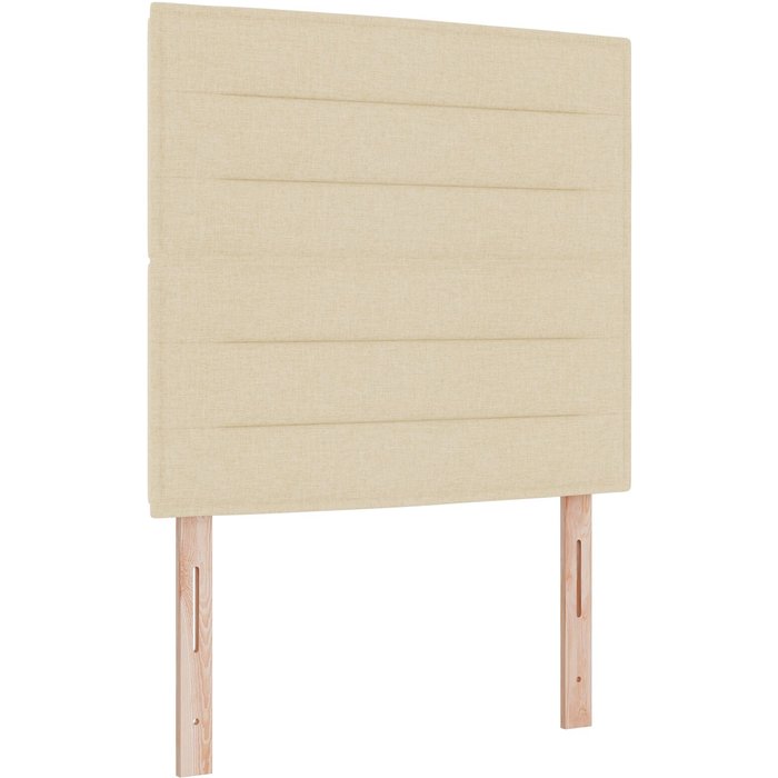 Cabecero diseño líneas crema 90 cm tela cfw6539511