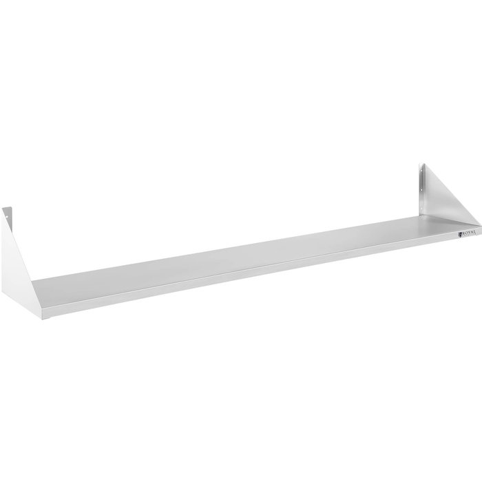 Estante de pared metalico - 30 x 180 cm