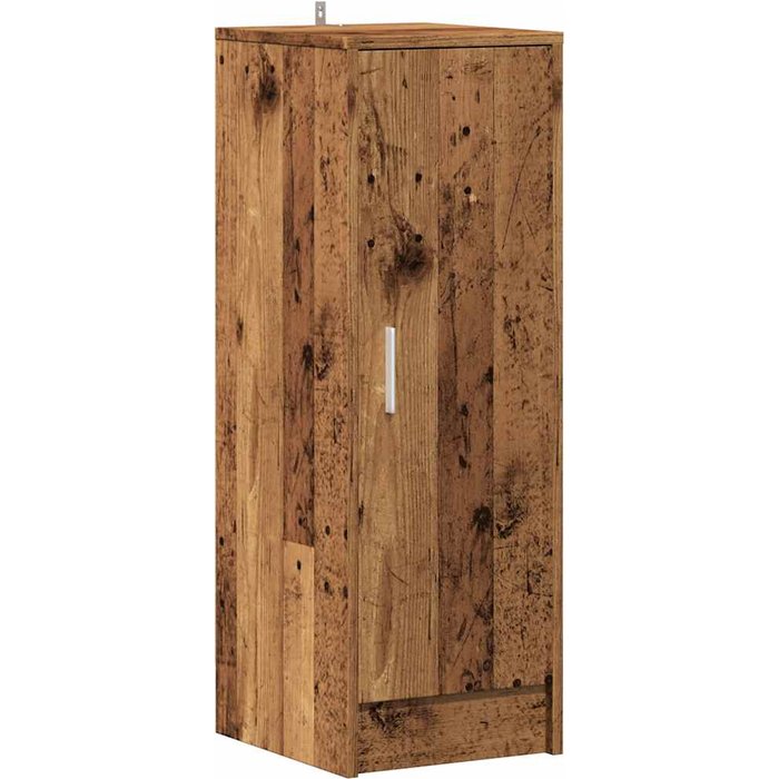 Zapatero de aglomerado, madera vieja, 32x35x92 cm - comfortxl