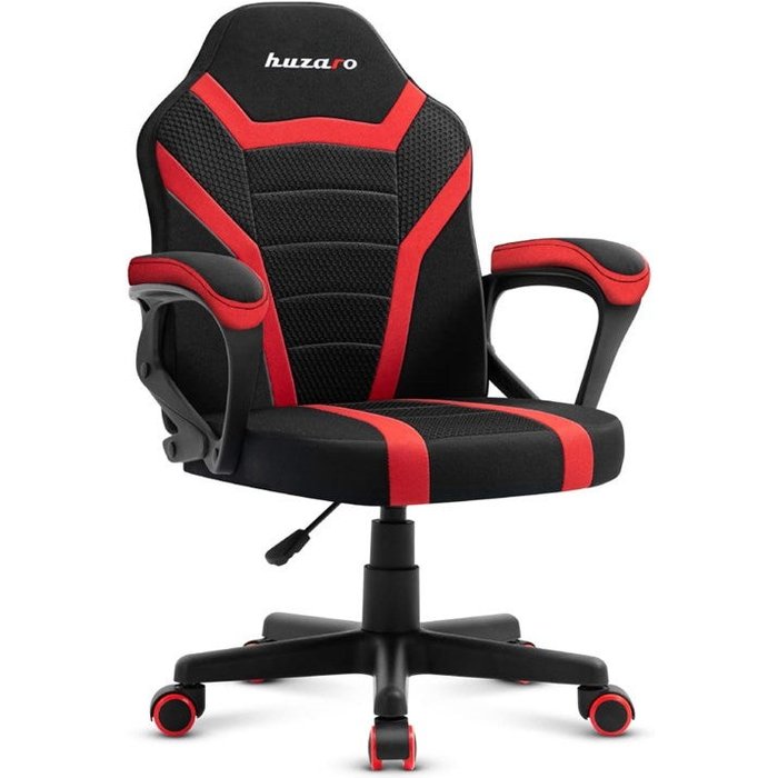 Silla gaming para niños huzaro ranger 1.0 red mesh. negro. ed