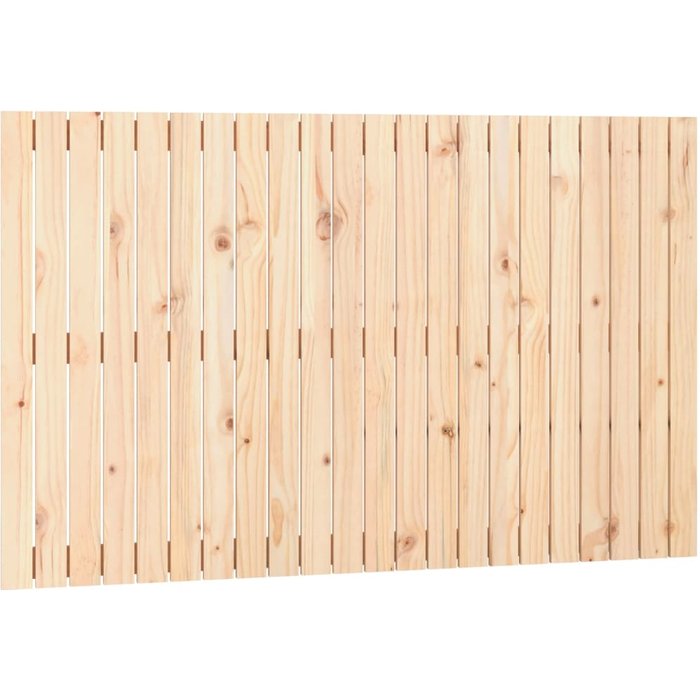 Cabecero de cama - mueble cabecero de pared madera maciza de pino 140x3x90 cm