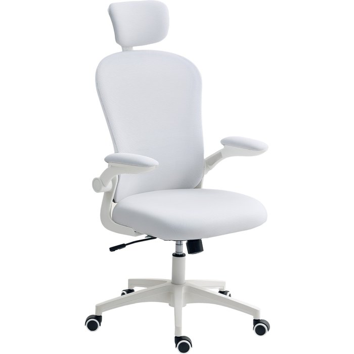Silla de oficina vinsetto malla blanco 62x64x120 cm