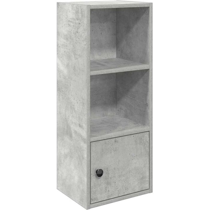 Estantería de madera de ingeniería gris hormigón 31x24x77 cm – comfortxl