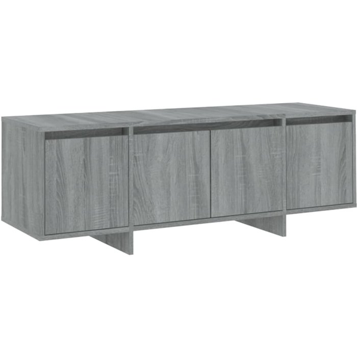 Mueble de tv de contrachapado gris sonoma 120x30x40,5 cm - comfortxl
