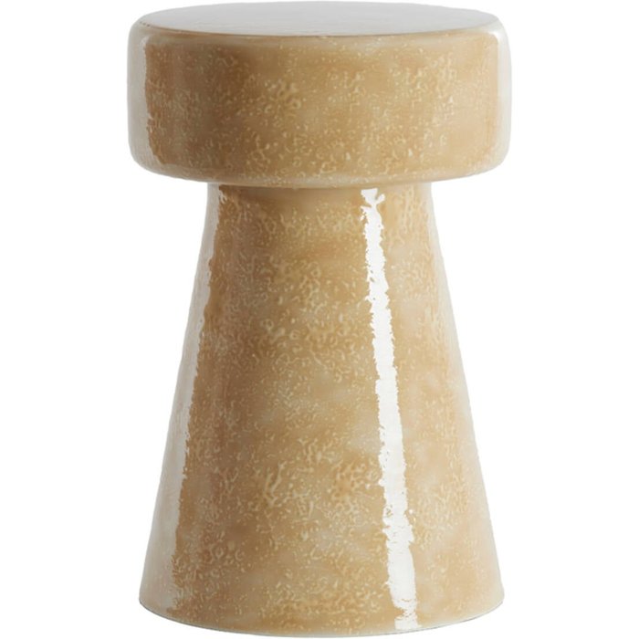 Mesa auxiliar light & living dakwa brillante arena - ø30x47 cm