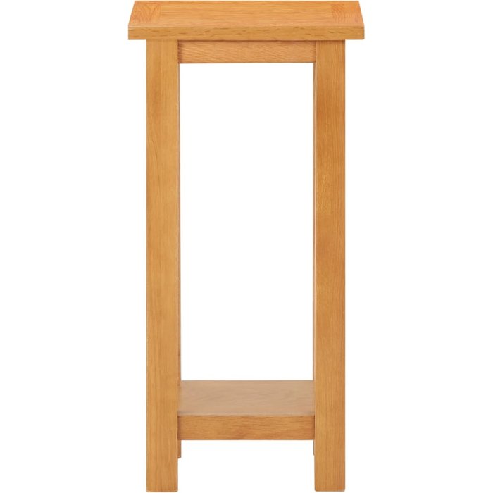 Mesa auxiliar de madera maciza de roble 27x24x55 cm - comfortxl