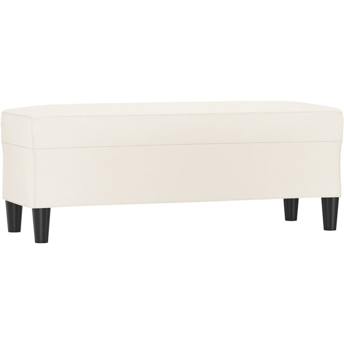 Banco/banco crema 100 x 35 x 41 cm material sintético 02_0010616