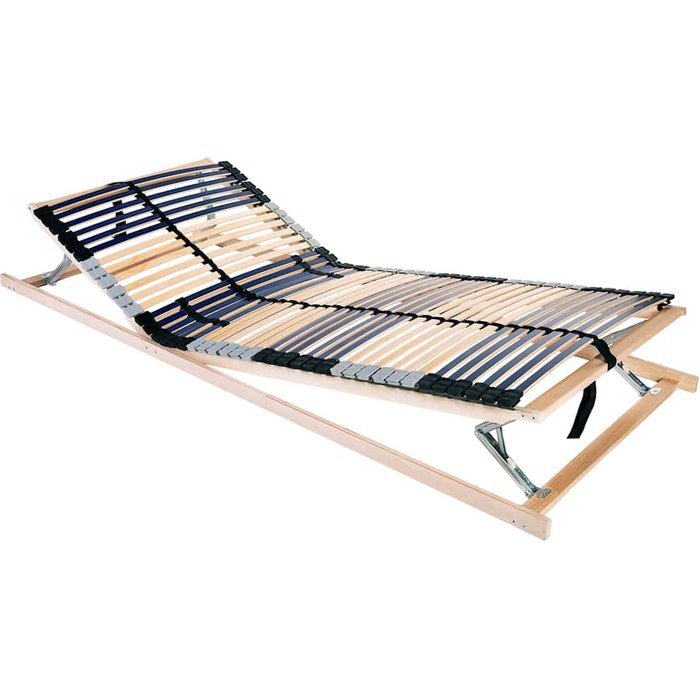 Somier de lamas manual marrón 80 x 190 cm madera de haya sólida vidaxl