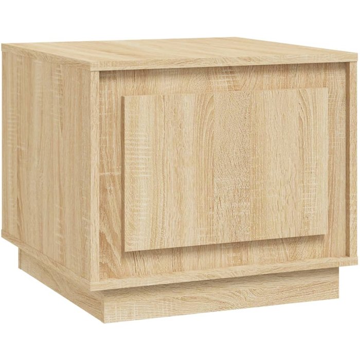 Mesa de centro madera contrachapada roble sonoma 51x50x44 cm - comfortxl