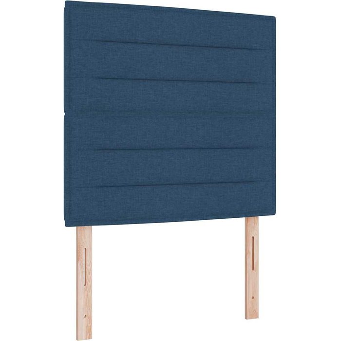 Cabecero cama - mueble cabecero azul 90 cm tela