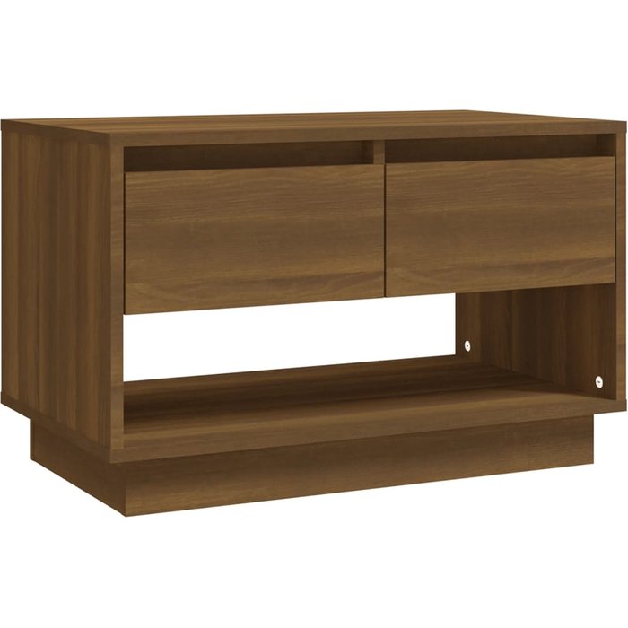 Mueble tv roble marrón 70x41x44 cm aglomerado