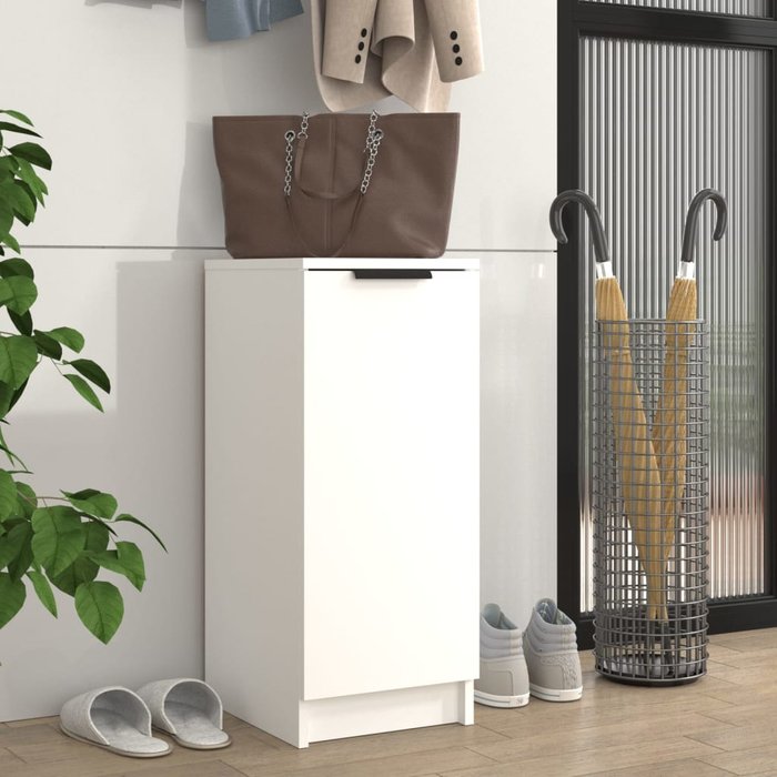 Maison exclusive - mueble zapatero de madera contrachapada blanco 30x35x70 cm