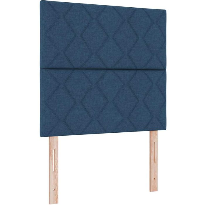 Cabecero cama - mueble cabecero azul 100 cm tela