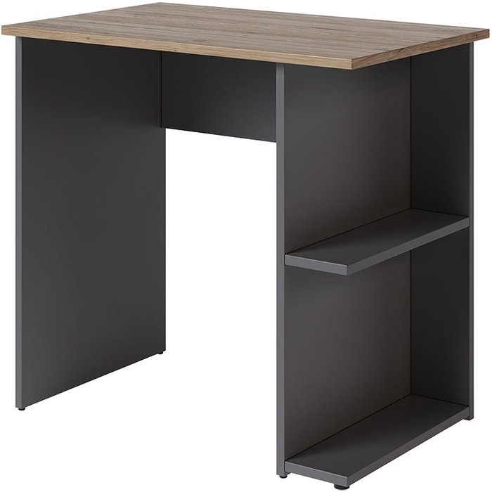 Vicco escritorio simple, antracita/artisan, 80 x 50 cm