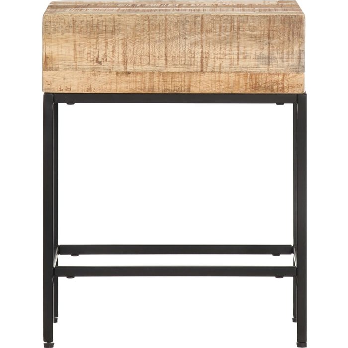 Mesa auxiliar de madera de mango maciza 40x30x50 cm - comfortxl
